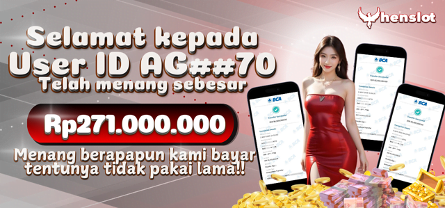Di Henslot Menang Berapapun Dibayar Lunas
